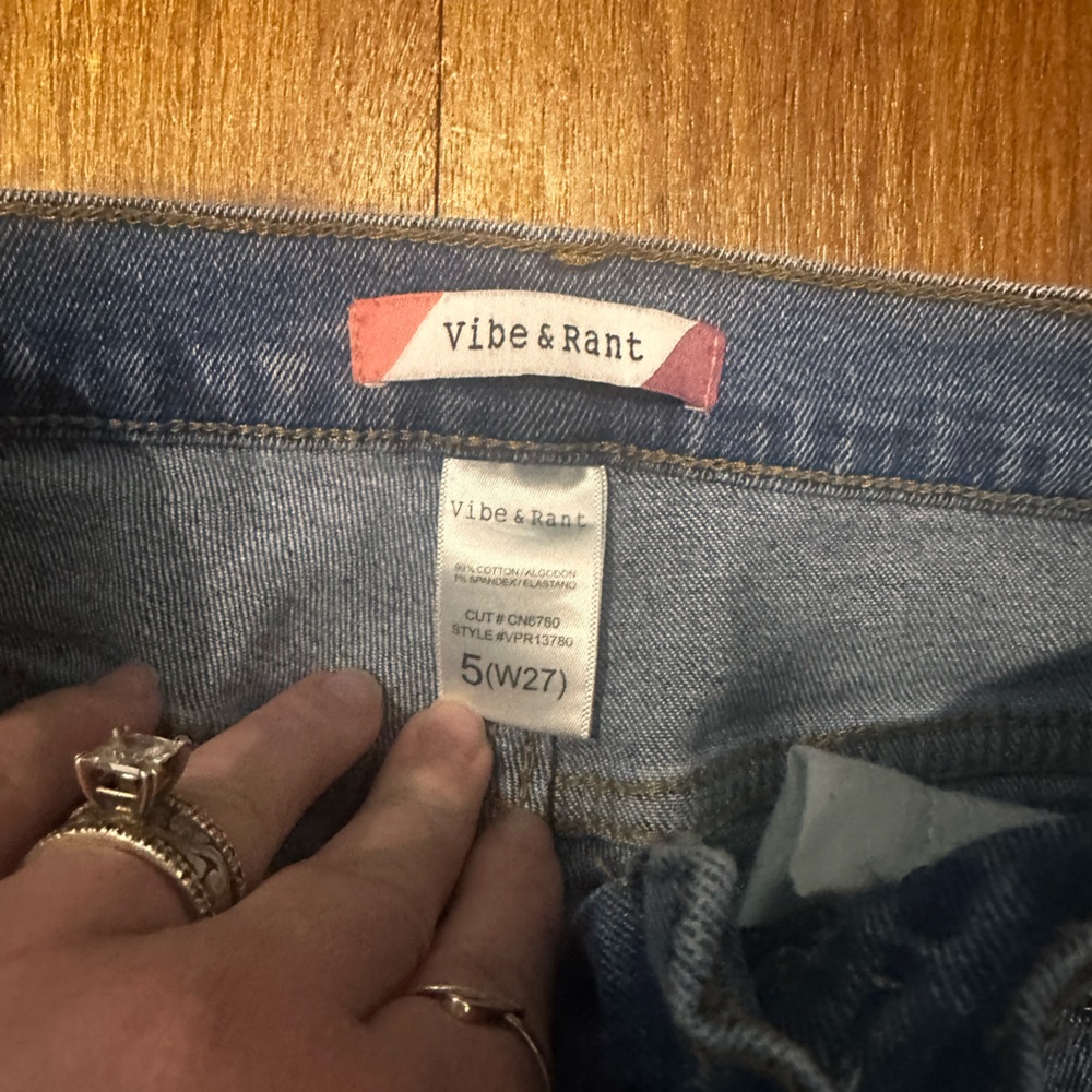 Distressed Blue Jeans - Picture 2 of 5